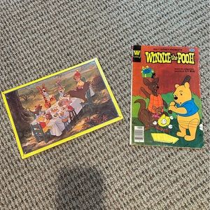 Winnie the Pooh Comic and set of prints
